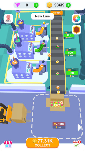 Screenshot Idle Candy Factory