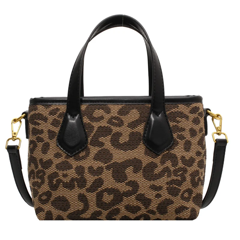Title 1, Piccola borsa da donna con stampa leopardata, p...