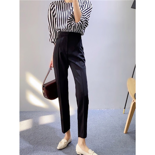Title 4, Womens Straight High Waist Slim Casual Pants o...