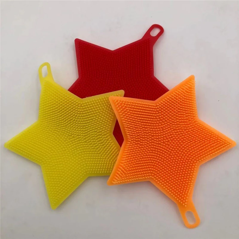 Title 5, Brosse à vaisselle en silicone étoile à cinq br...