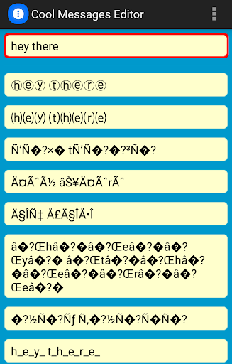 Cool Messages Editor