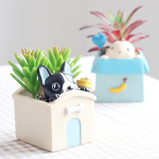 Title 5, Animal cartoon flower pot for plants. Add charm...