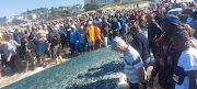 Holidaymakers, residents and entrepreneurial fishermen flocked to Margate on Friday, where the first shoal of sardines was netted.