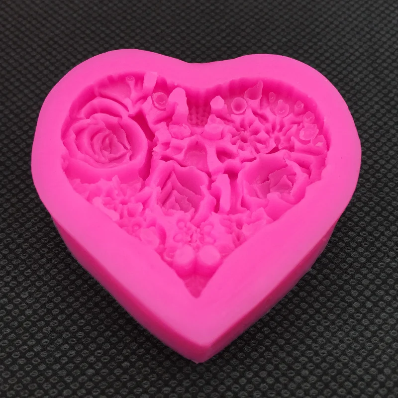 Title 1, Silikonowa forma do fondantu Love Rose do mydła...