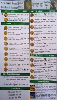 Pizza Yum menu 1