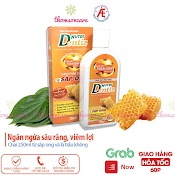 Súc Miệng Nutri Dentiz - Giảm Sâu Răng, Hôi Miệng, Nhiệt Miệng - Từ Sáp Ong Trầu Không - Chai 250Ml Nutridentiz