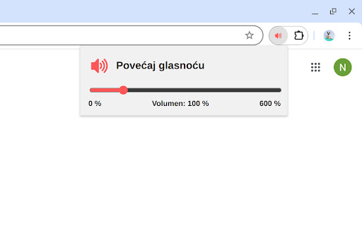 Povećaj glasnoću