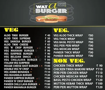 Wat-a-Burger! menu 