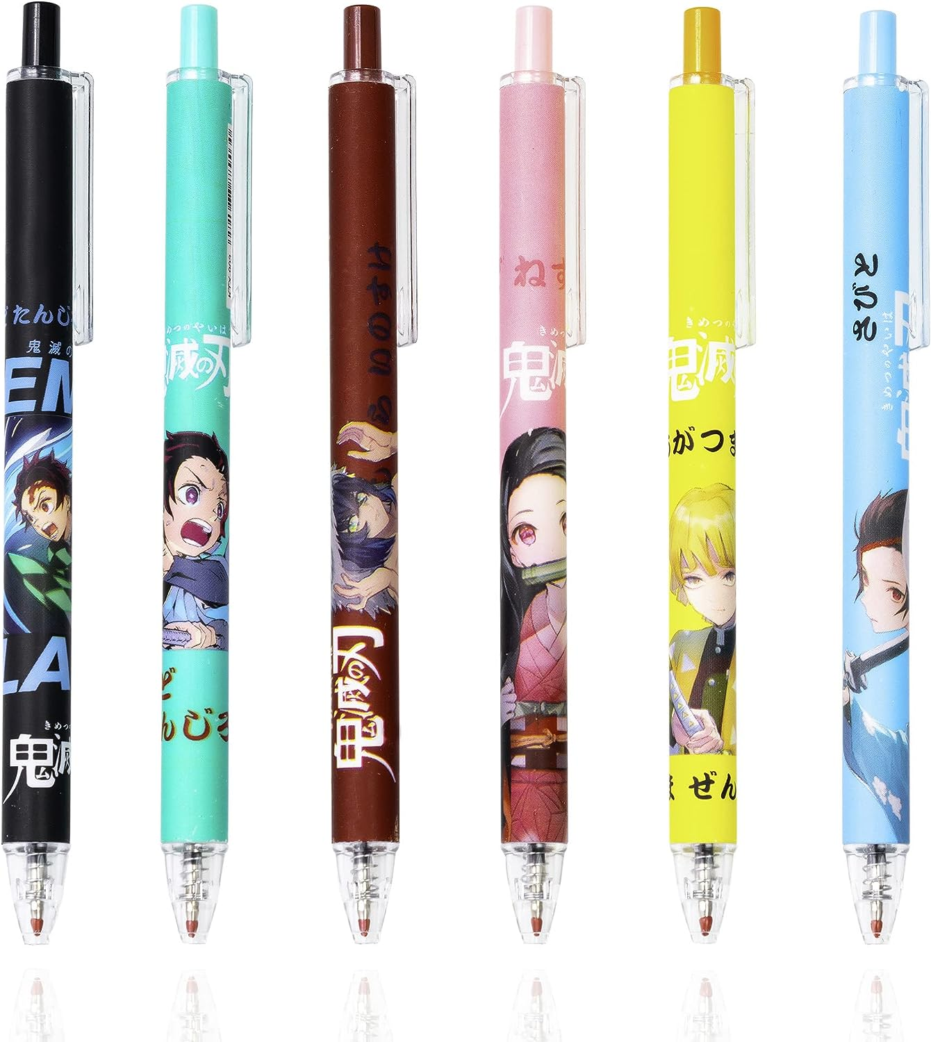  Cute Kawaii Little devil Shape Gel Ink Pens set Japanese  Stationery School Supplies (10 pcs/set) : Office Products