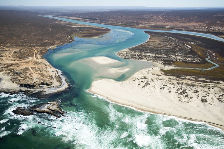 The Olifants River estuary on SA's west coast, near Lutzville. A crucial meeting is being held this week to finalise a legally protected status for this threatened area.