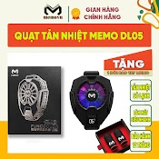 Quạt Tản Nhiệt Gaming Làm Mát Điện Thoại Tản Nhiệt Sò Lạnh Memo Dl05 Fl01 Siêu Lạnh, Hiển Thị Nhiệt Độ, Led Rgb