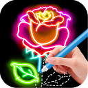 Загрузка приложения Draw Glow Flower Установить Последняя APK загрузчик