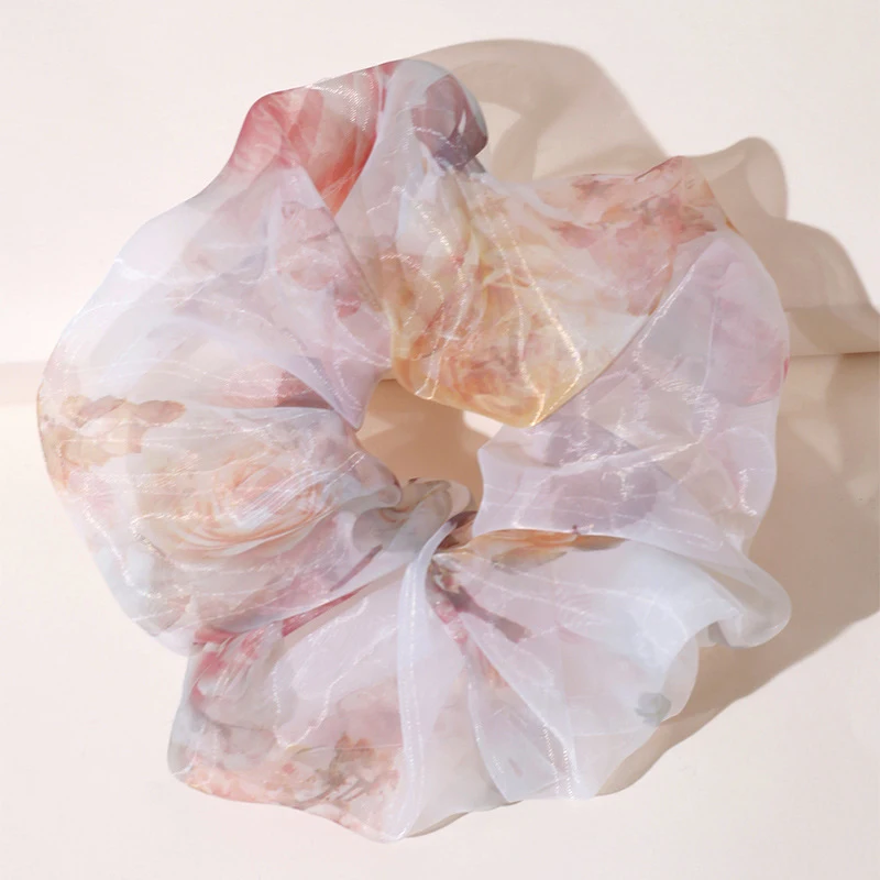 Chiffon Organza Sobredimensionado Primavera Verano Nuevos Accesorios Sencillos para el Cabello, Suaves y Elegantes, Perfectos para Cualquier Peinado