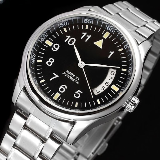 Title 1, Fully Hollow Mens Steel Belt Automatic Mechani...