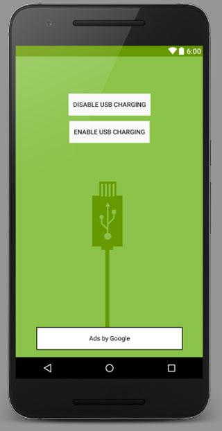 Disable USB Charging Plus Screen 1
