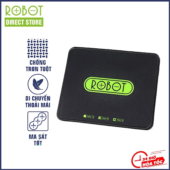 Tấm Lót Chuột Robot Rp01 Black Robot Direct Store Kiểu Dáng Gmaing 22X18X0.2 Cm