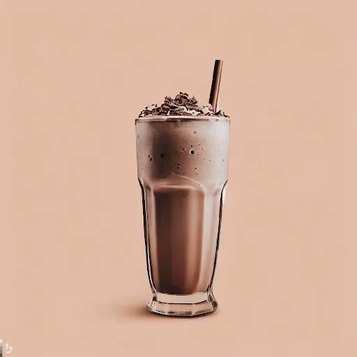 Choco Vanilla Milkshake [450 Ml, 1 Mason Jar]