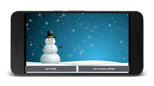 Screenshot Snowman Live Wallpaper