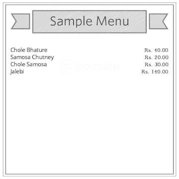 Nand Bhai Chholey Bhature menu 