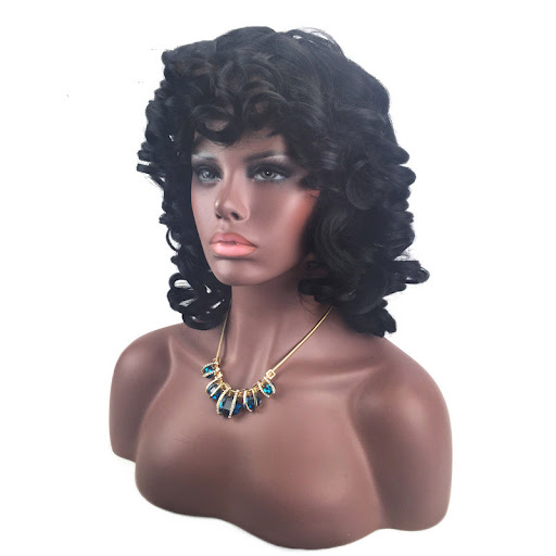 Title 3, Womens Rose Net Short Curly Wig Headgear provi...