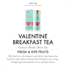 Lá trà đen sấy khô Black Tea (Blended) - Valentine Breakfast Tea (100g)