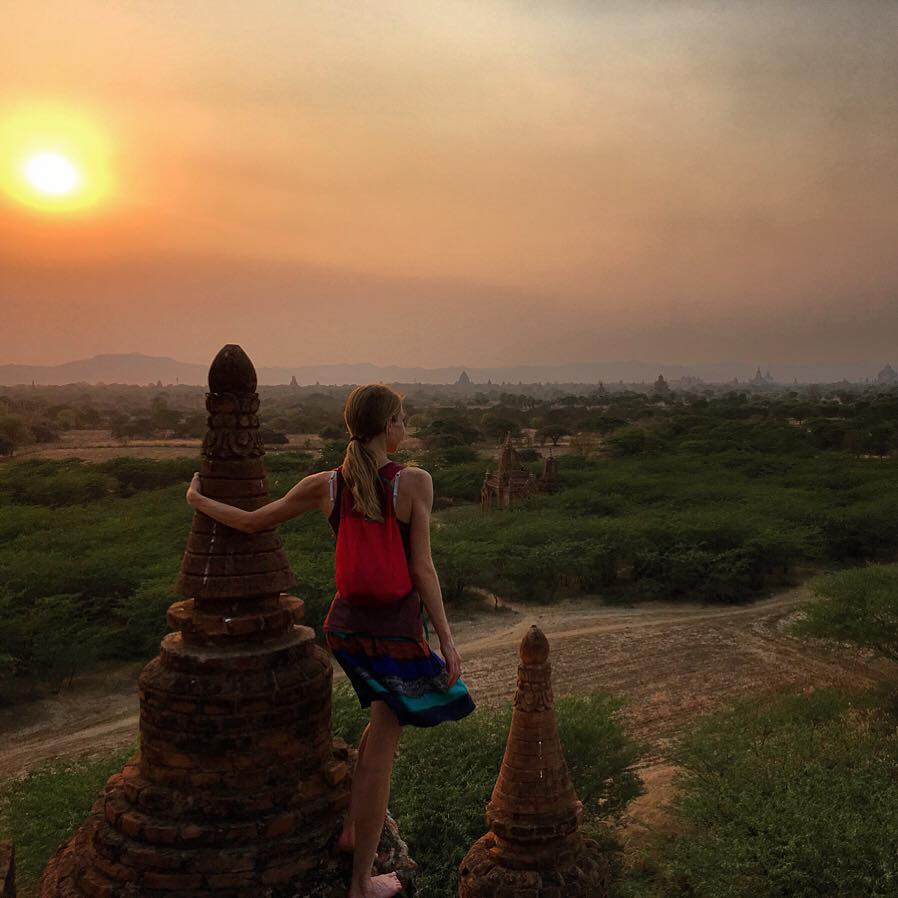 Megan Gougeon - Enjoying the sunset.