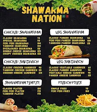 Shawarma Nation menu 1