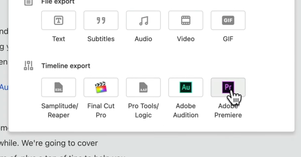 You can upload your project directly to professional software like Final Cut and Premiere