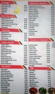 Parijatha Fish Land menu 2