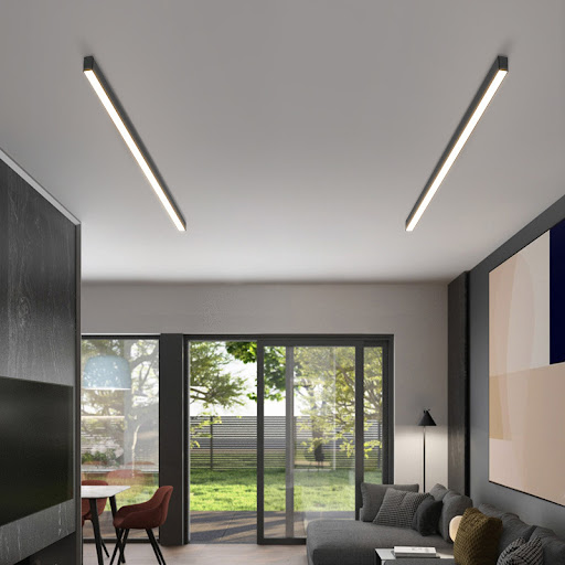 Title 3, Strip LED Ceiling Light for Modern Office, Simp...