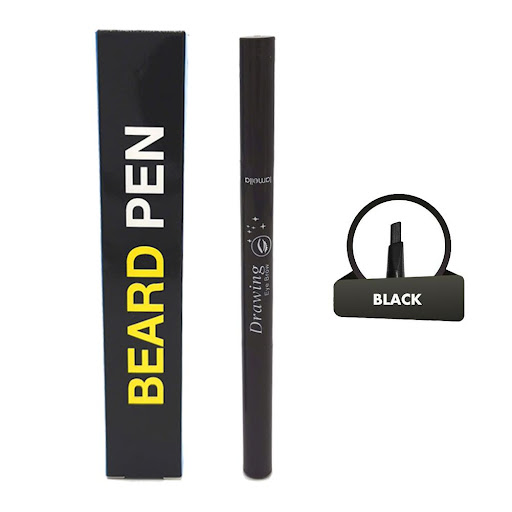 Title 4, Painted waterproof beard pen for perfect fill a...