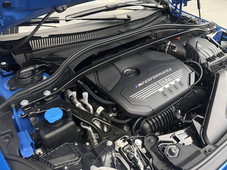 The engine in the M135i is the most powerful four-cylinder BMW has ever produced in a road car. Picture: SUPPLIED