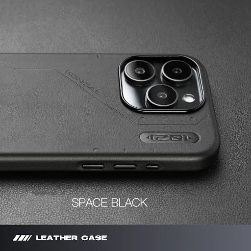 Title 5, Technology Plain Leather Magnetic Phone Case. S...