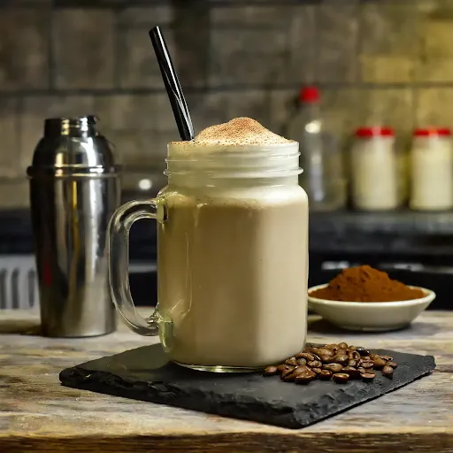 Coffee Whey Protein Shake [450 Ml, Mason Jar]