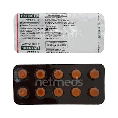 PIOKIND 15MG TABLET