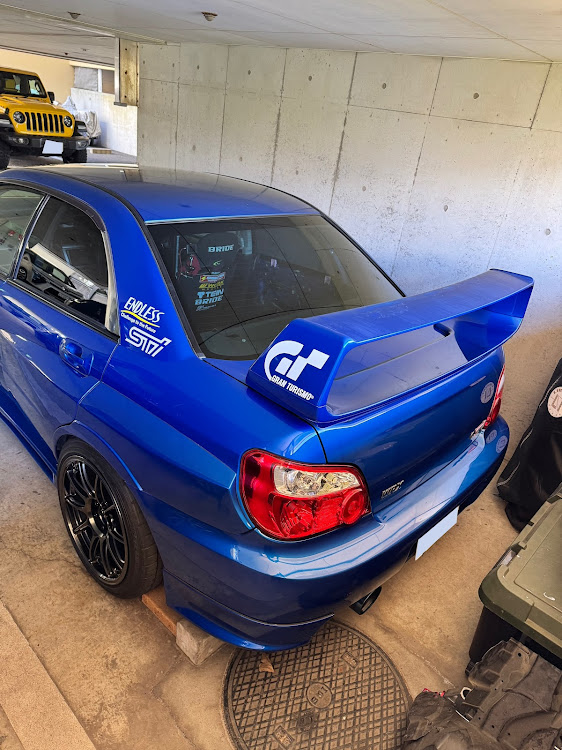 インプレッサ WRX STIのウェッズスポーツTC105X・GDBワイドボディ・GDB Mスポーツエアロ・明日は房総フラワーラインツーリング・冬の洗車は修行に関するカスタム事例の投稿画像5枚目