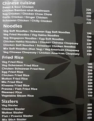 Shade Multicuisine Restaurant menu 3