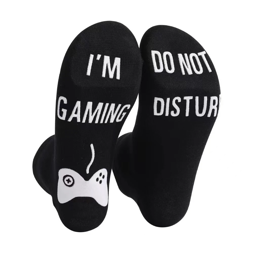 Title 6, Herren Casual Alphabet Socken mit Spender-Desig...