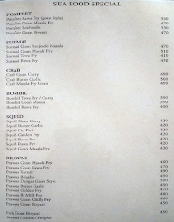 Ruchi Family Restaurant menu 2