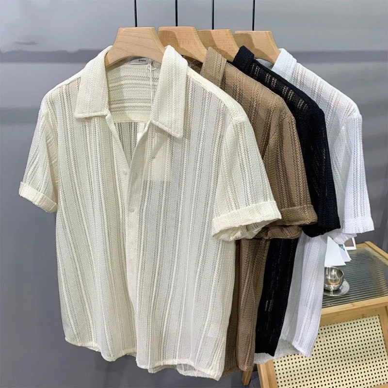 Camicia Hawaiana Uomo Estiva Sottile e Fluida Camicie Tropicali Leggere e Traspiranti Ideali per Vacanze e Spiaggia Comfort e Stile