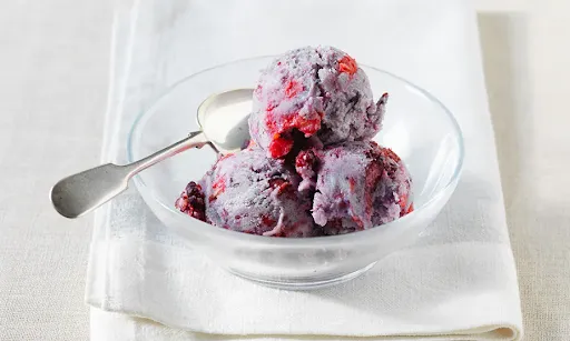 Blackcurrant Ice Cream With Flavour Of Your Choice