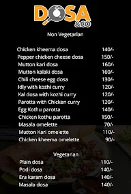 Dosa & Co menu 1