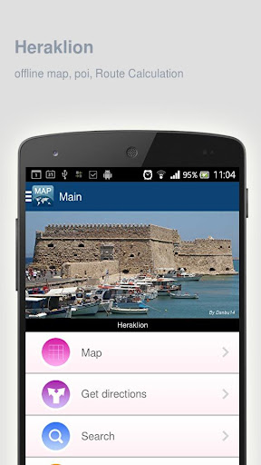 Heraklion Map offline