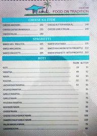 Hotel Madhuli menu 2