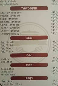 Destination Biryani menu 1