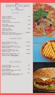 Divya D'Cafe menu 2