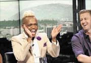 ENTHUSIASTIC: Somizi at his first idols judging competition during the Pretoria auditions  PHOTO: BAFANA MAHLANGU