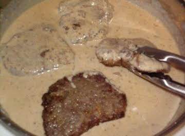 Southern Steak and Milk Gravy