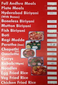 Andhra Mess menu 1