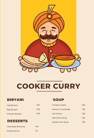 Cooker Curry menu 1